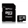 Silicon Power | 32 GB | MicroSDHC | Flash memory class 10 | SD adapter - 4